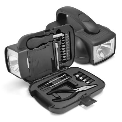 Caixa de Ferramenta com Lanterna Personalizada