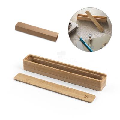 Estojo em bambu natural para Brindes
