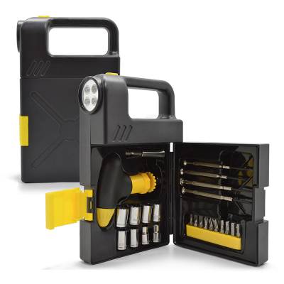 Kit Ferramenta 24 peças com Lanterna